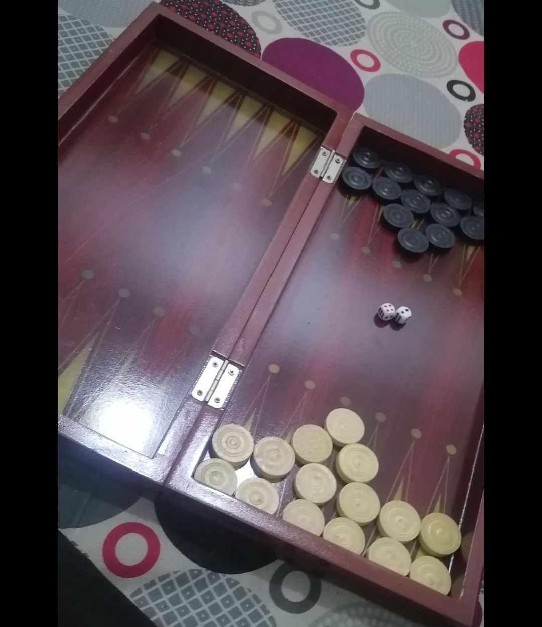 Backgammon and Chess Board Set 4