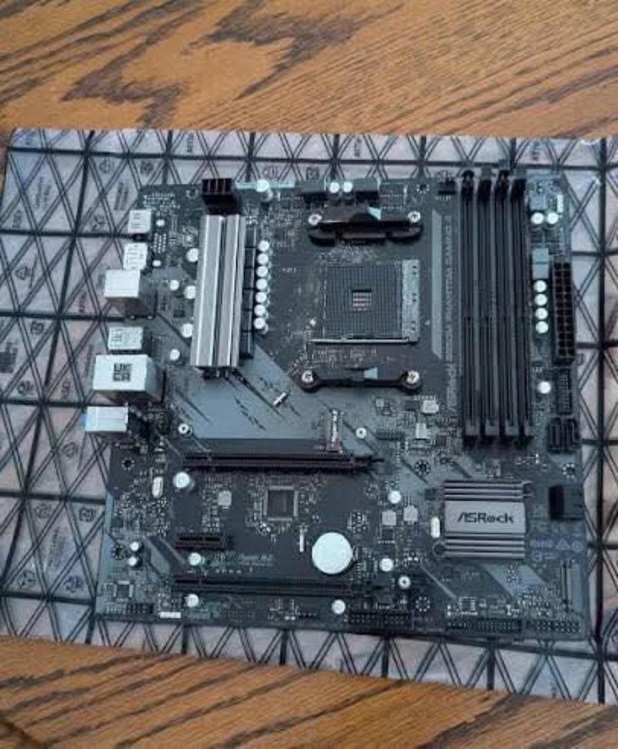 PC Components Bundle: Motherboard, CPU Cooler, RAM, Power Supply