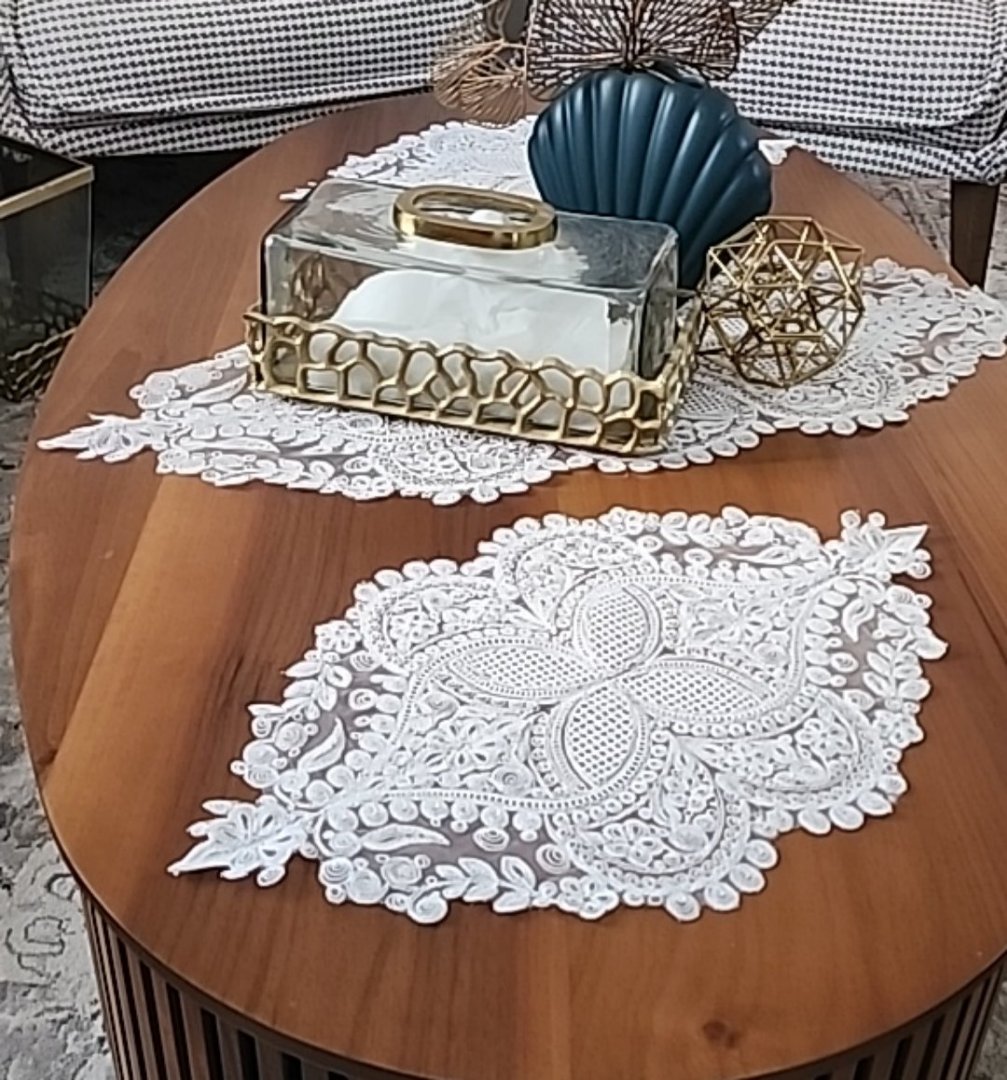 Decorative Coffee Table with Ornaments