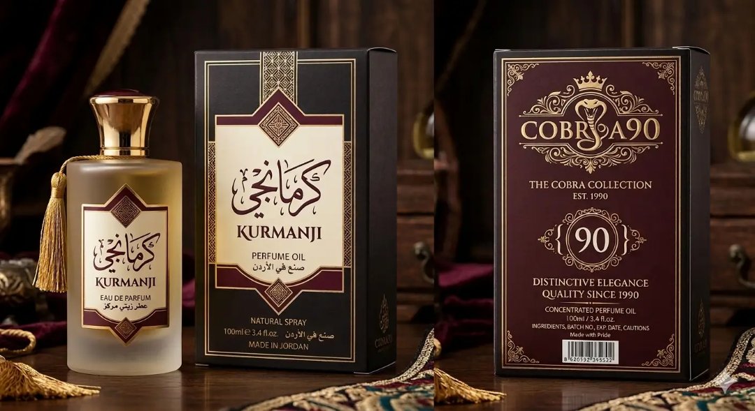 Kurmanji Perfume Oil and Cobra 90 Perfume