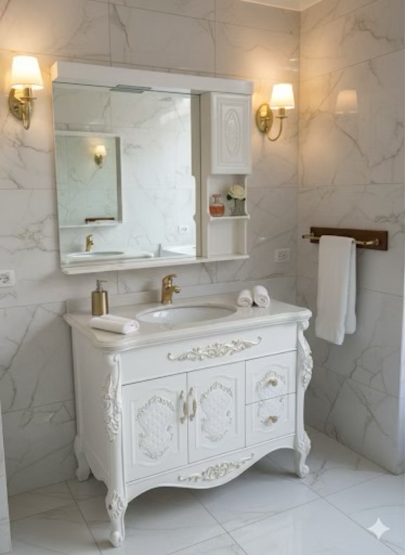 Luxury Bathroom Vanity with Mirror 3