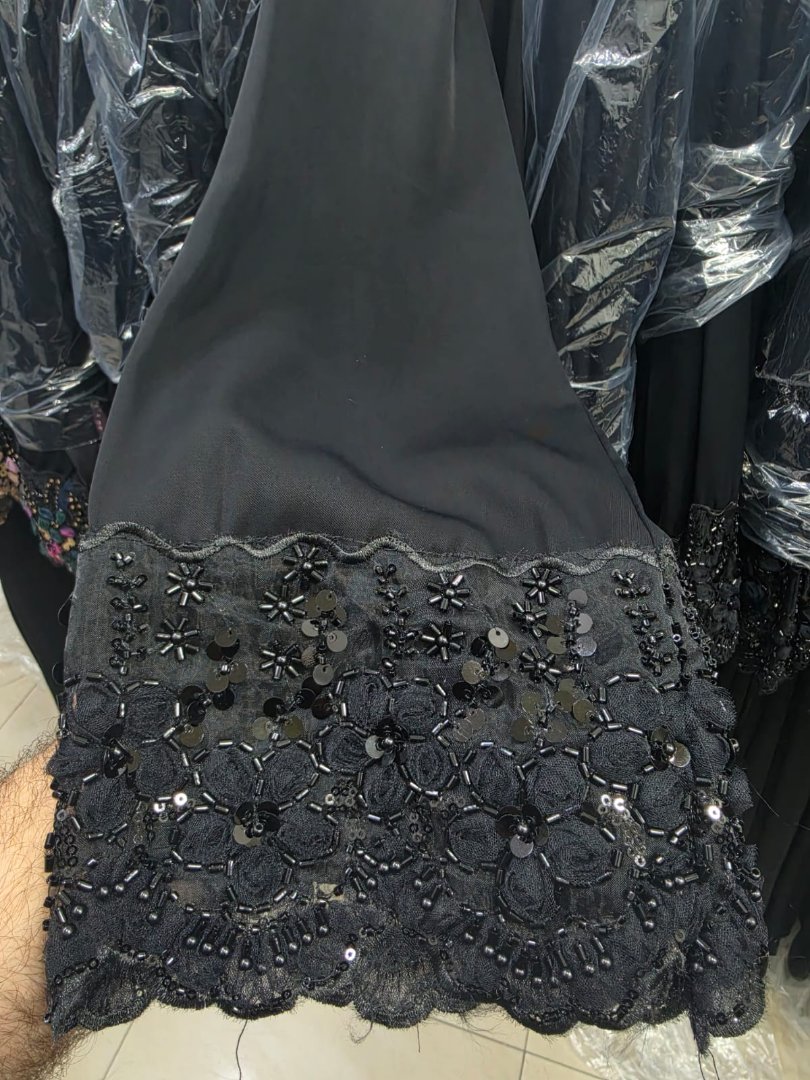 Embroidered Abaya Sleeve 3