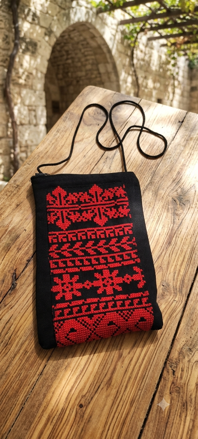 Embroidered Crossbody Bag