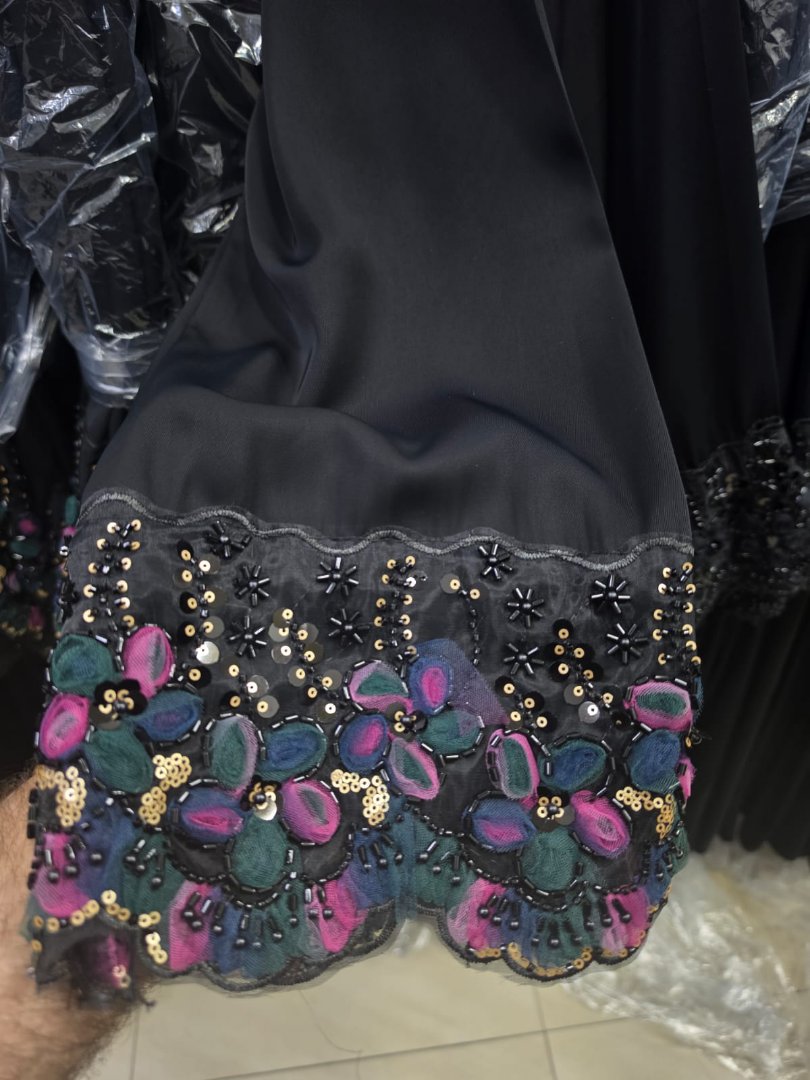 Embroidered Abaya Sleeve