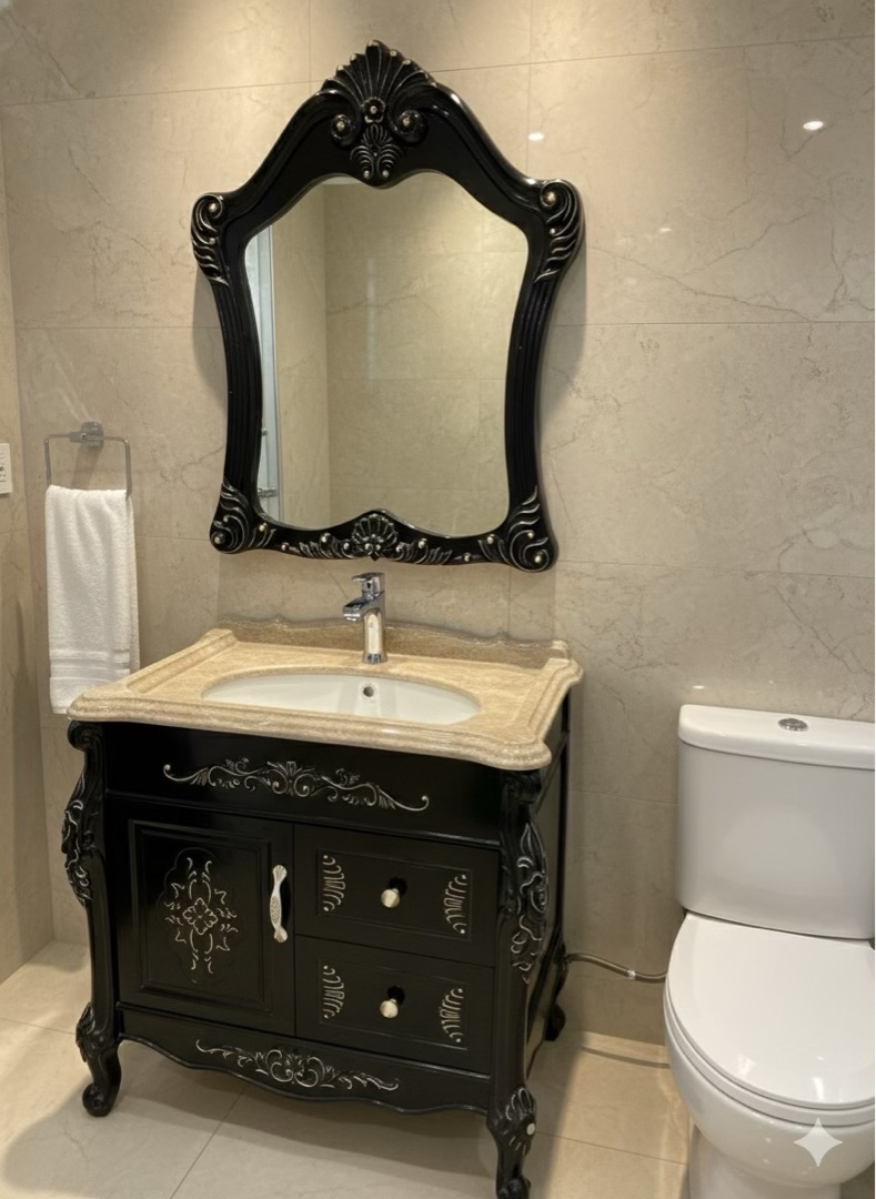 Luxury Bathroom Vanity with Mirror 2