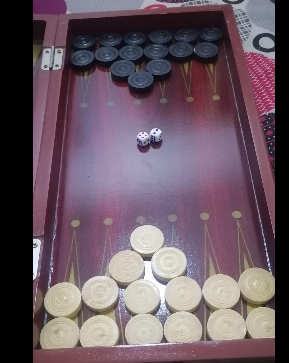 Backgammon and Chess Board Set