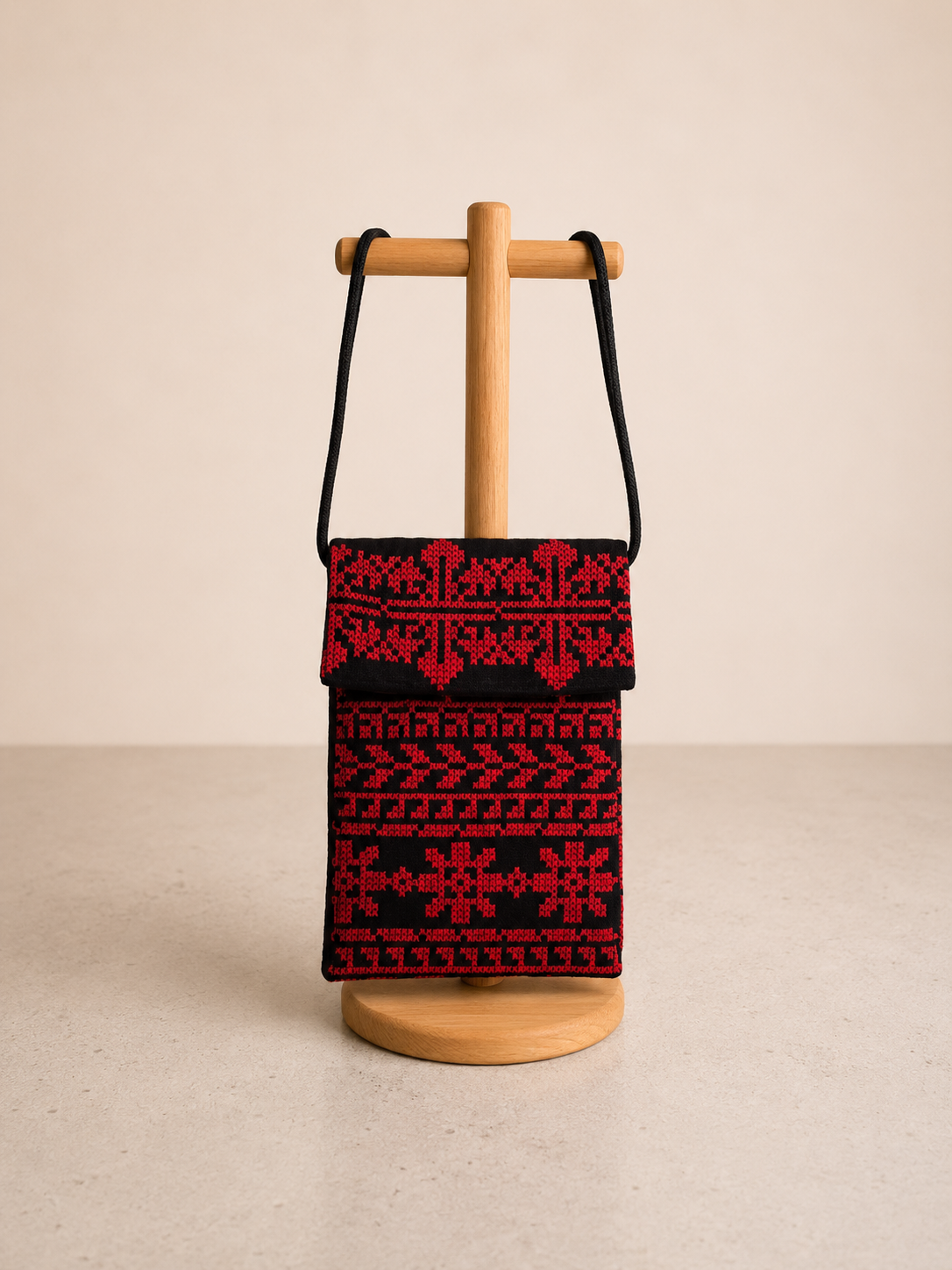 Embroidered Crossbody Bag
