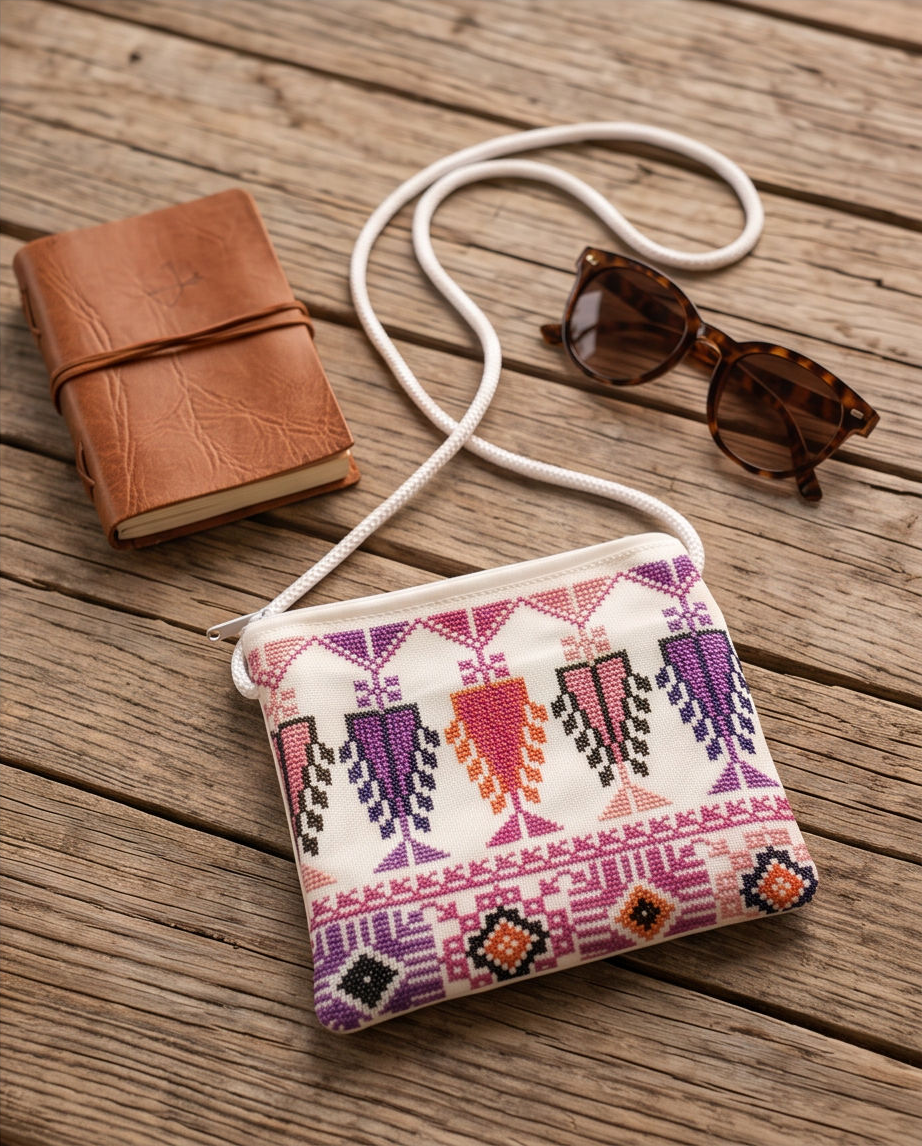 Embroidered Crossbody Pouch 2
