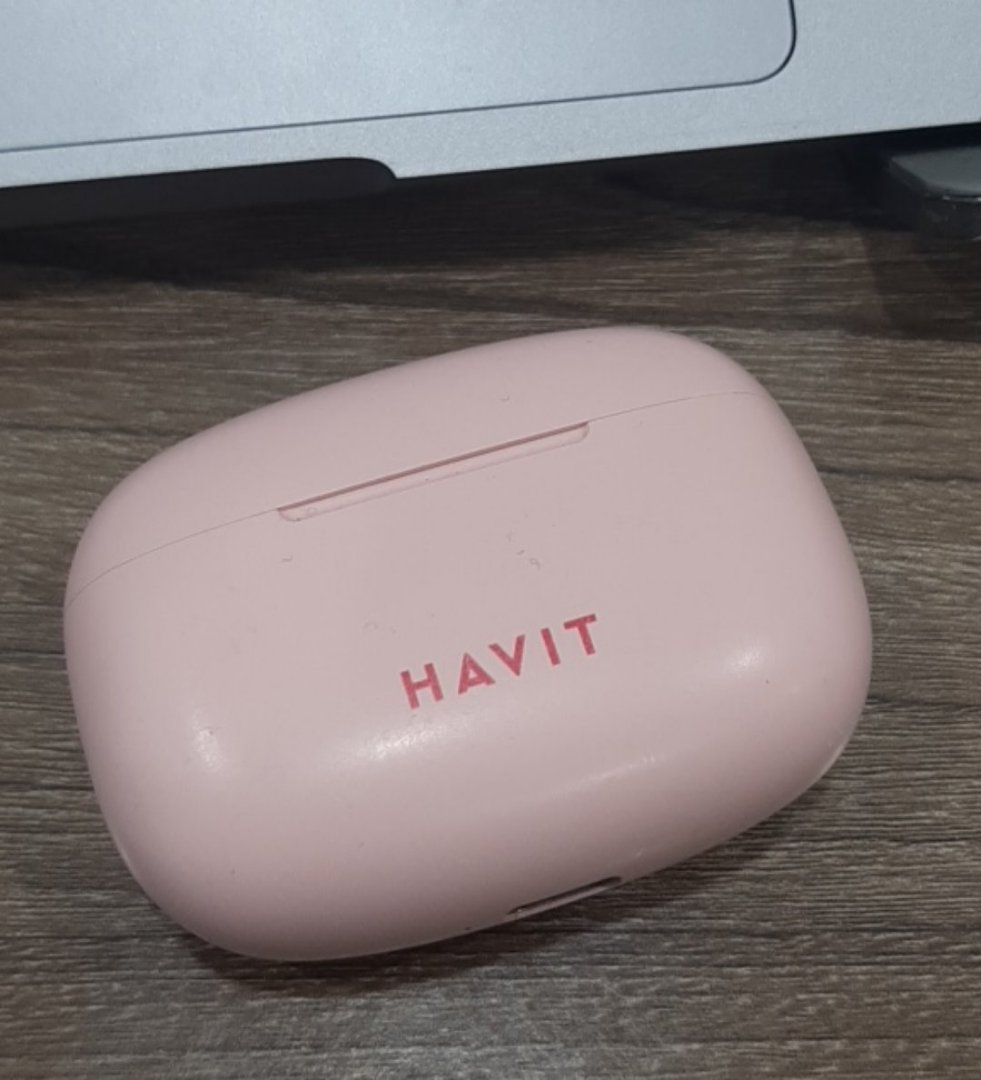 حافظة سماعات أذن لاسلكية HAVIT وردية